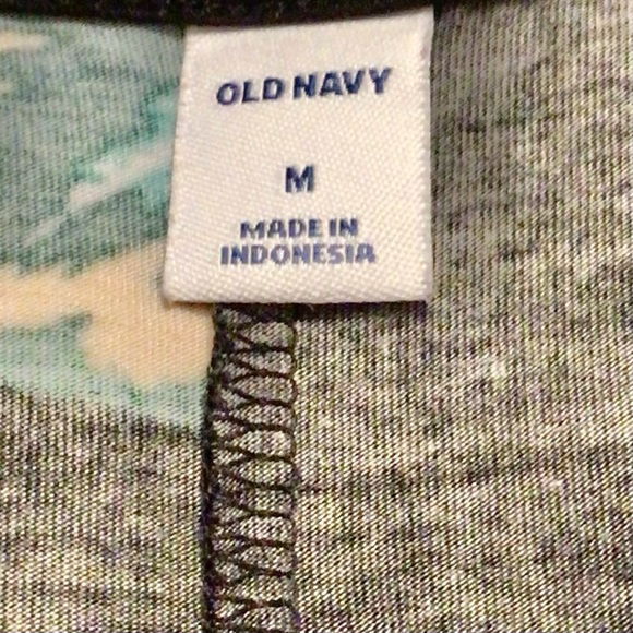 Old Navy Black Floral Sleeveless Swing Dress Medium - Picture 13 of 15